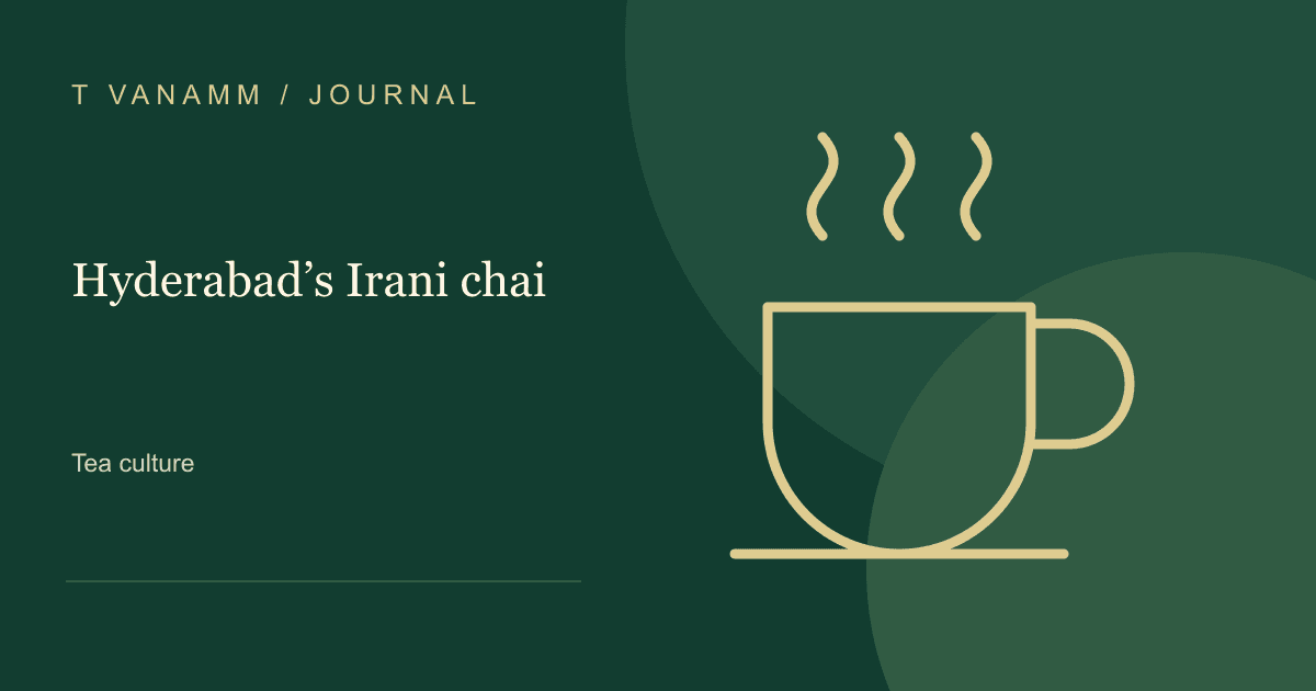T VANAMM: Hyderabad’s Irani chai — editorial illustration