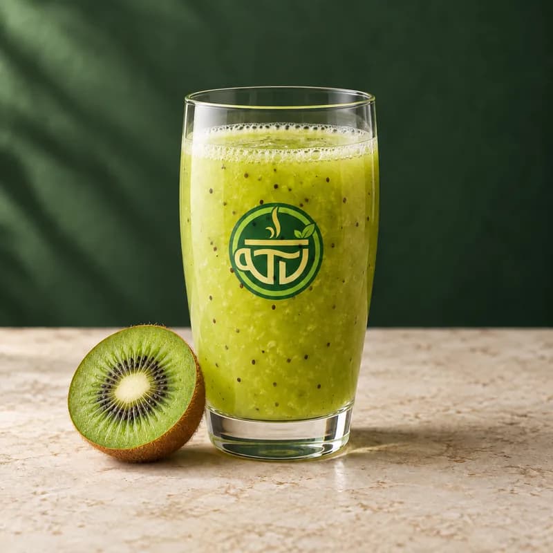 Kiwi juice in a T VANAMM glass