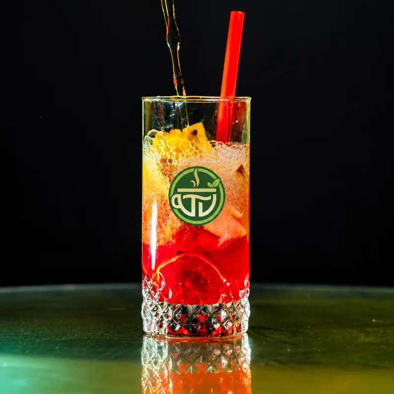 Fruit mocktail in a T VANAMM glass