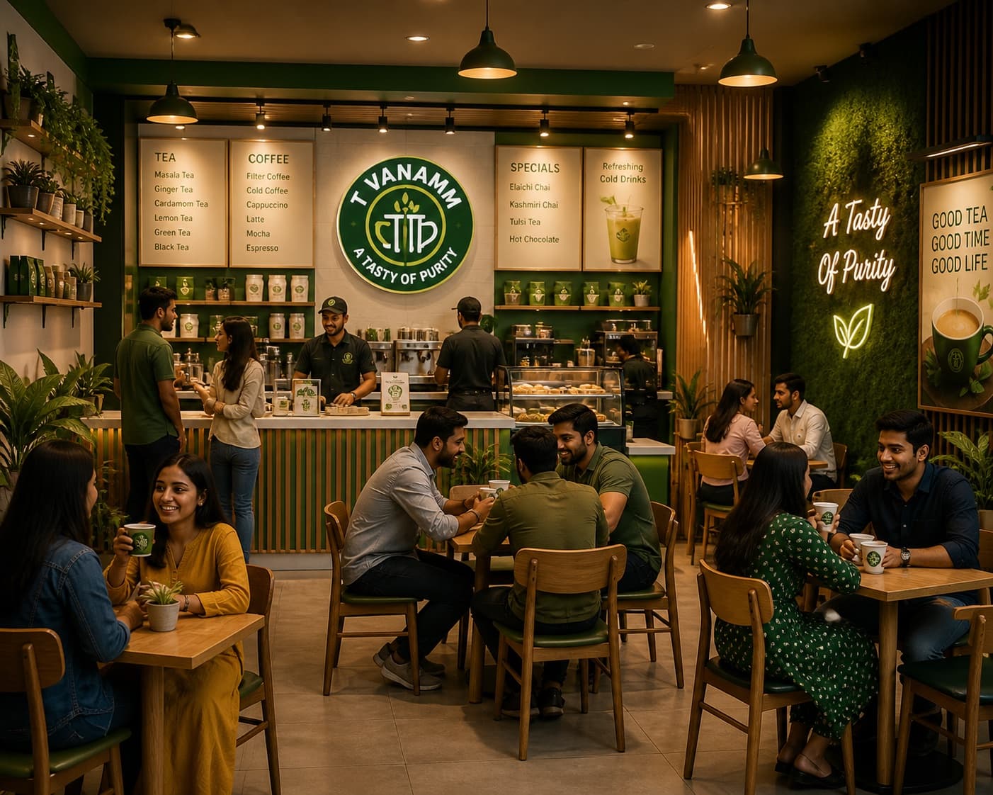 T VANAMM café interior