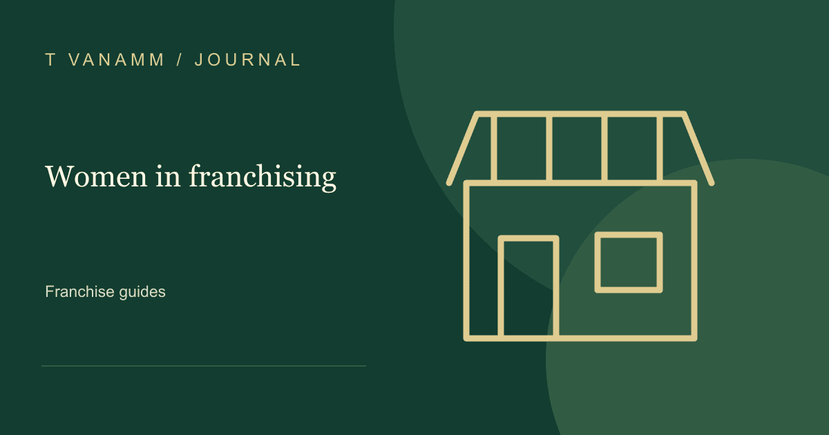 T VANAMM: Women in franchising — editorial illustration