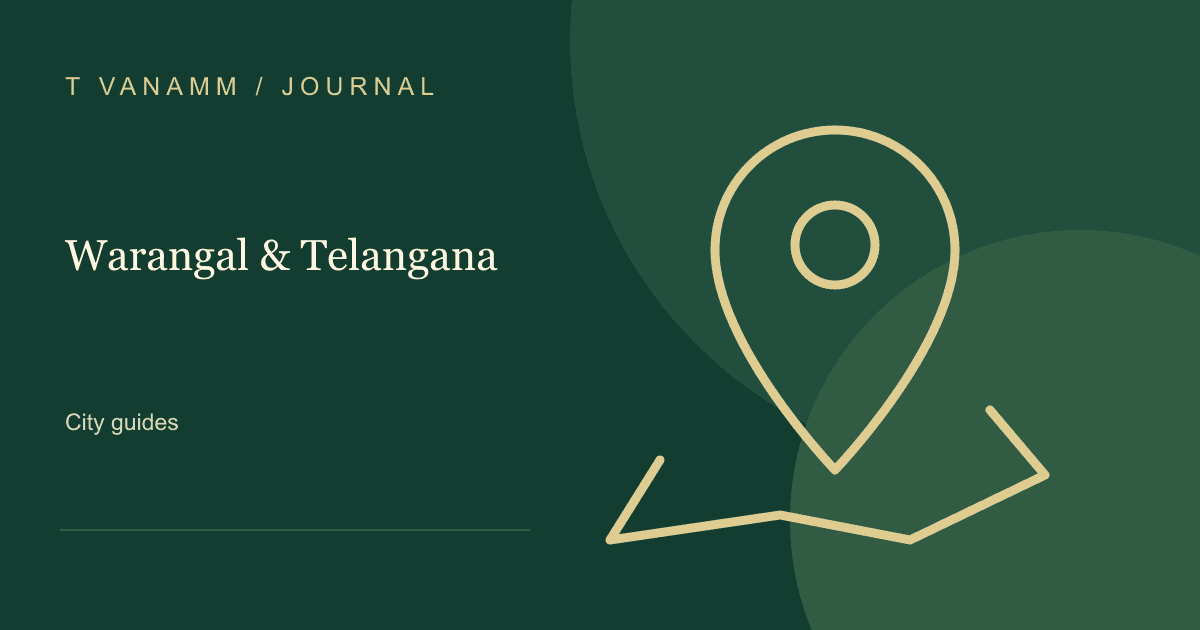 T VANAMM: Warangal & Telangana — editorial illustration
