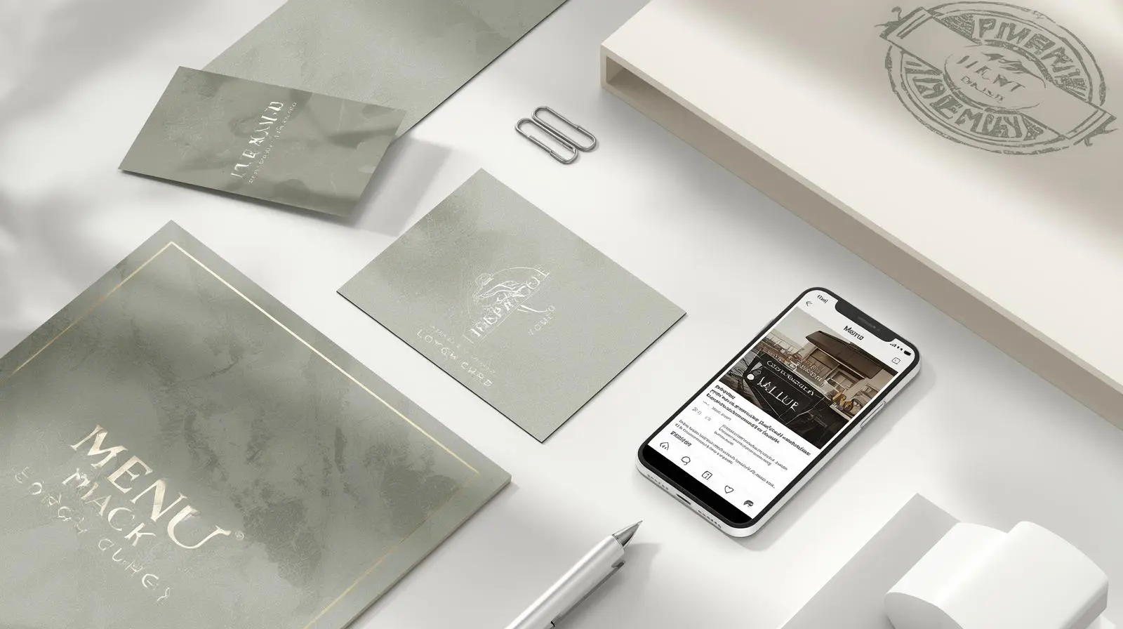 Marketing kit, social media creatives, and menu assets for tea café franchise growth