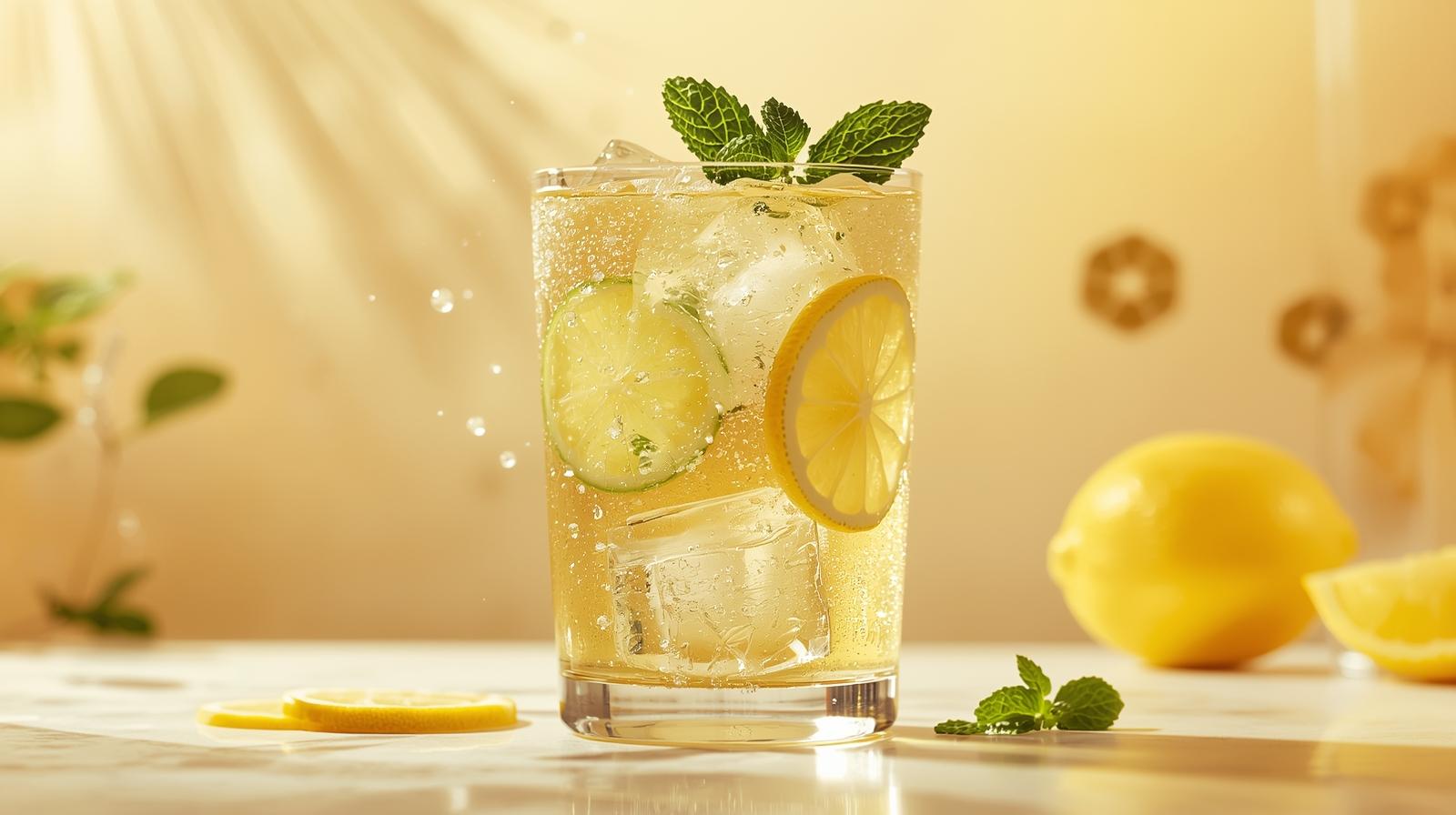 Fresh Lime Soda – tangy citrus infused T Vanamm drink