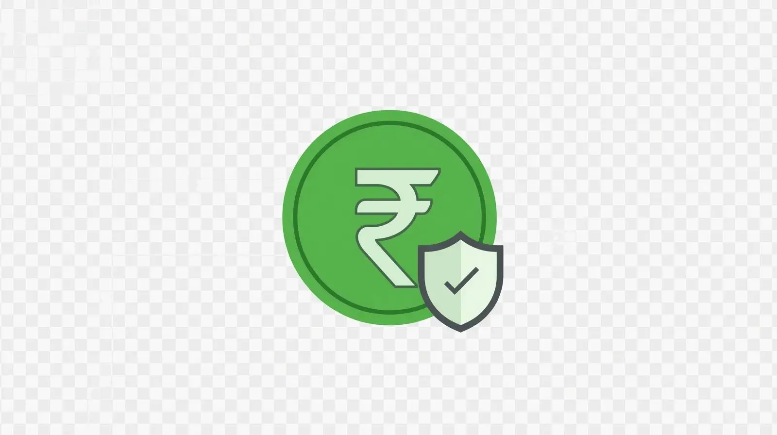 Low-investment tea franchise model (rupee coin, shield, downward arrow)