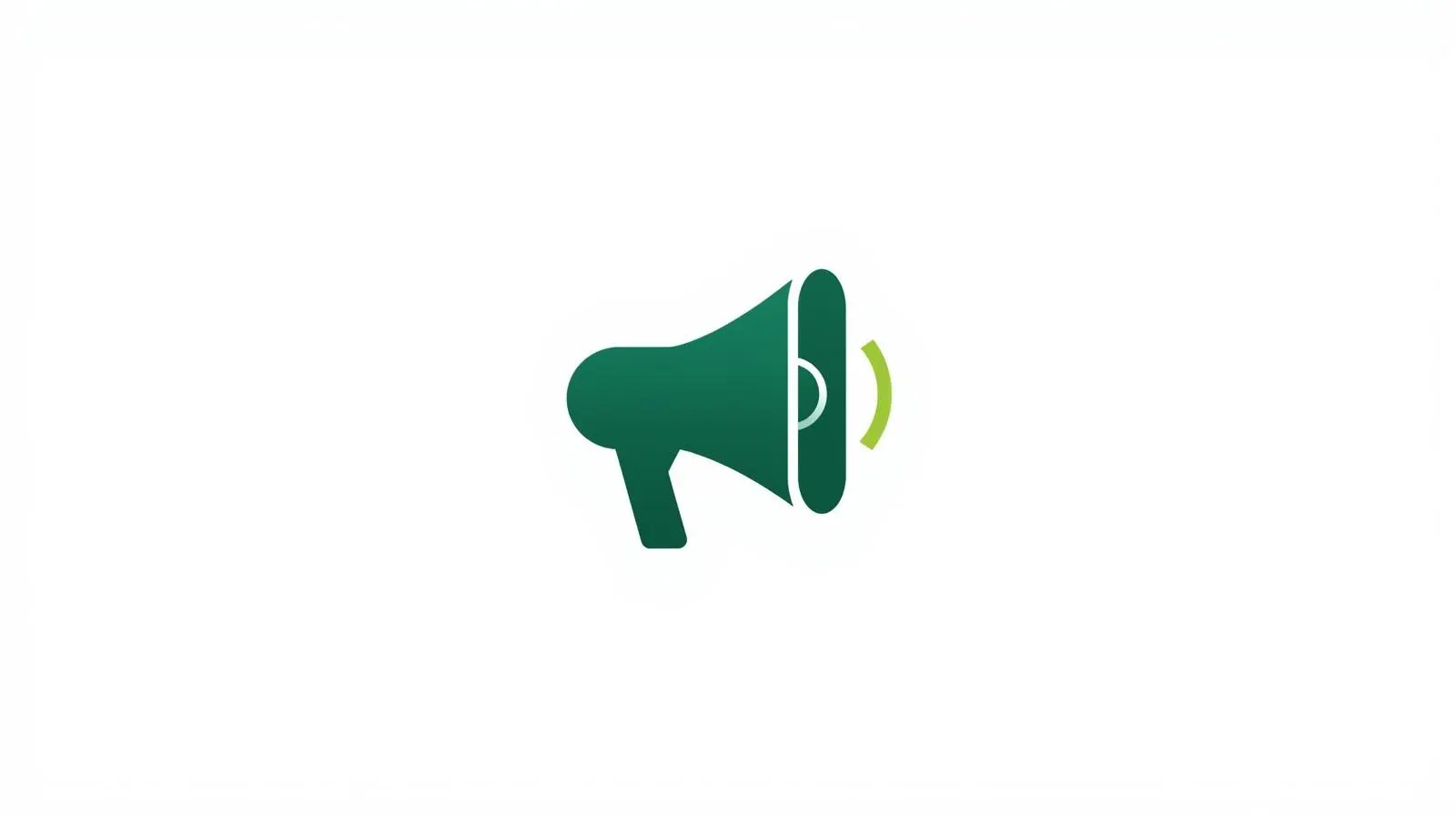 Brand and marketing support for tea franchise using megaphone and pin